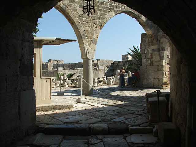 L'interno del castello