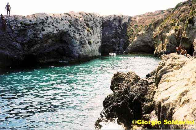 Vista della spiaggia