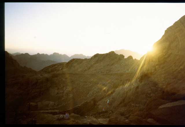 L'alba sul monte Sinai