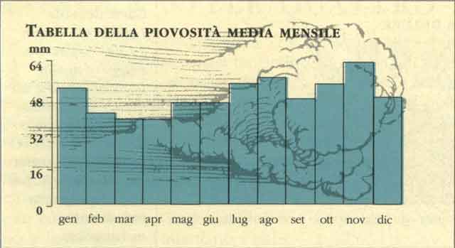 Carta della piovosit