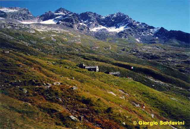 Vista del rifugio dal sentiero